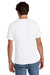 Port & Company PC43 Mens Short Sleeve Crewneck T-Shirt White Model Back