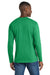 Port & Company PC450LS Mens Fan Favorite Long Sleeve Crewneck T-Shirt Athletic Kelly Green Model Back