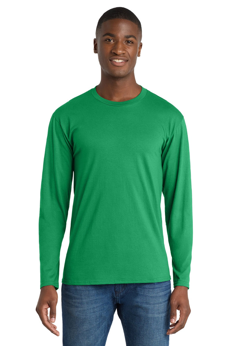 Port & Company PC450LS Mens Athletic Kelly Green Fan Favorite Long