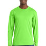 Port & Company Mens Fan Favorite Long Sleeve Crewneck T-Shirt - Flash Green