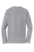 Port & Company PC450LS Mens Fan Favorite Long Sleeve Crewneck T-Shirt Heather Grey Flat Back