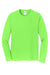 Port & Company PC450LS Mens Fan Favorite Long Sleeve Crewneck T-Shirt Flash Green Flat Front
