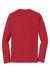 Port & Company PC450LS Mens Fan Favorite Long Sleeve Crewneck T-Shirt Team Cardinal Red Flat Back