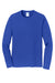 Port & Company PC450LS Mens Fan Favorite Long Sleeve Crewneck T-Shirt True Royal Blue Flat Front