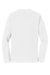 Port & Company PC450LS Mens Fan Favorite Long Sleeve Crewneck T-Shirt White Flat Back