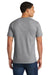 Port & Company PC450 Mens Fan Favorite Short Sleeve Crewneck T-Shirt Heather Grey Model Back
