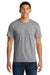 Port & Company PC450 Mens Fan Favorite Short Sleeve Crewneck T-Shirt Heather Grey Model Front