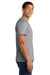 Port & Company PC450 Mens Fan Favorite Short Sleeve Crewneck T-Shirt Heather Grey Model Side