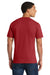 Port & Company PC450 Mens Fan Favorite Short Sleeve Crewneck T-Shirt Bright Red Model Back