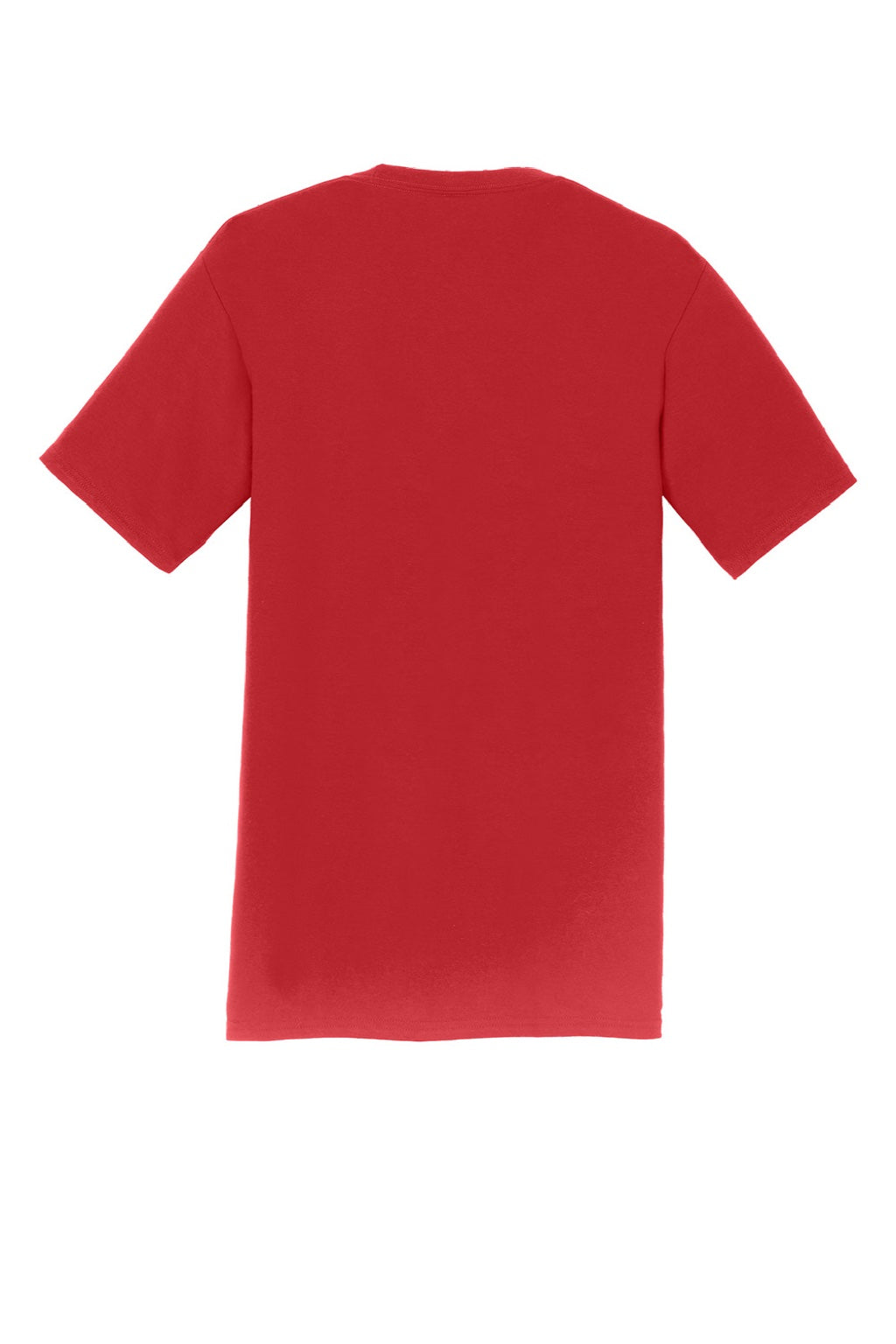 Port & Company PC450 Mens Fan Favorite Short Sleeve Crewneck T-Shirt Bright Red Flat Back