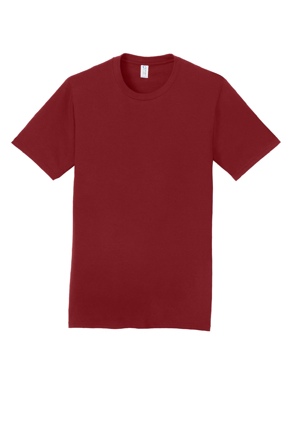 Port & Company PC450 Mens Fan Favorite Short Sleeve Crewneck T-Shirt Cardinal Red Flat Front