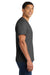 Port & Company PC450 Mens Fan Favorite Short Sleeve Crewneck T-Shirt Heather Dark Grey Model Side