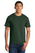 Port & Company PC450 Mens Fan Favorite Short Sleeve Crewneck T-Shirt Forest Green Model Front