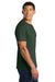 Port & Company PC450 Mens Fan Favorite Short Sleeve Crewneck T-Shirt Forest Green Model Side