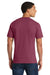 Port & Company PC450 Mens Fan Favorite Short Sleeve Crewneck T-Shirt Garnet Red Model Back
