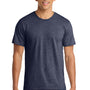 Port & Company Mens Fan Favorite Short Sleeve Crewneck T-Shirt - Heather Navy Blue