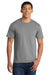 Port & Company PC450 Mens Fan Favorite Short Sleeve Crewneck T-Shirt Medium Grey Model Front
