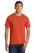 Port & Company PC450 Mens Fan Favorite Short Sleeve Crewneck T-Shirt Orange Model Front