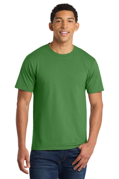 Port & Company PC450 Mens Fan Favorite Short Sleeve Crewneck T-Shirt Pro Kelly Green Model Front