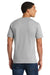 Port & Company PC450 Mens Fan Favorite Short Sleeve Crewneck T-Shirt Silver Grey Model Back