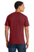 Port & Company PC450 Mens Fan Favorite Short Sleeve Crewneck T-Shirt Team Cardinal Red Model Back