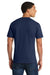 Port & Company PC450 Mens Fan Favorite Short Sleeve Crewneck T-Shirt Team Navy Blue Model Back