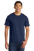 Port & Company PC450 Mens Fan Favorite Short Sleeve Crewneck T-Shirt Team Navy Blue Model Front