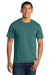Port & Company PC450 Mens Fan Favorite Short Sleeve Crewneck T-Shirt Team Teal Green Model Front