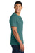 Port & Company PC450 Mens Fan Favorite Short Sleeve Crewneck T-Shirt Team Teal Green Model Side