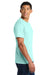 Port & Company PC450 Mens Fan Favorite Short Sleeve Crewneck T-Shirt True Celadon Blue Model Side