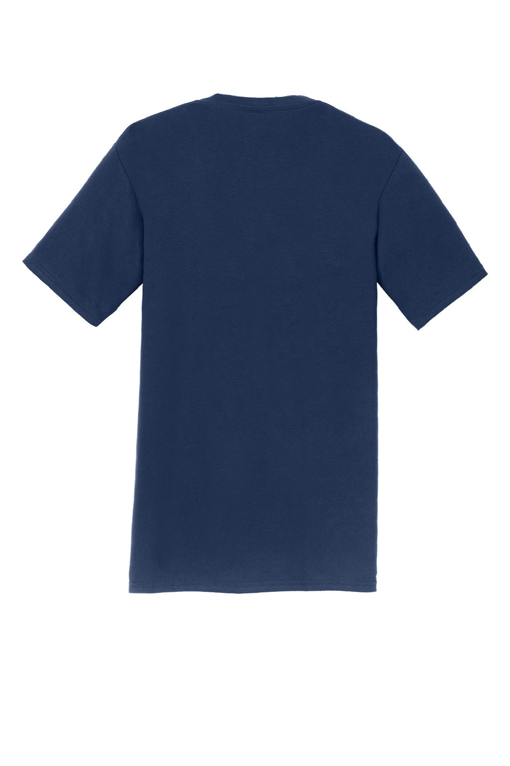 Port & Company PC450 Mens Fan Favorite Short Sleeve Crewneck T-Shirt Team Navy Blue Flat Back