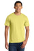 Port & Company PC450 Mens Fan Favorite Short Sleeve Crewneck T-Shirt Yellow Model Front