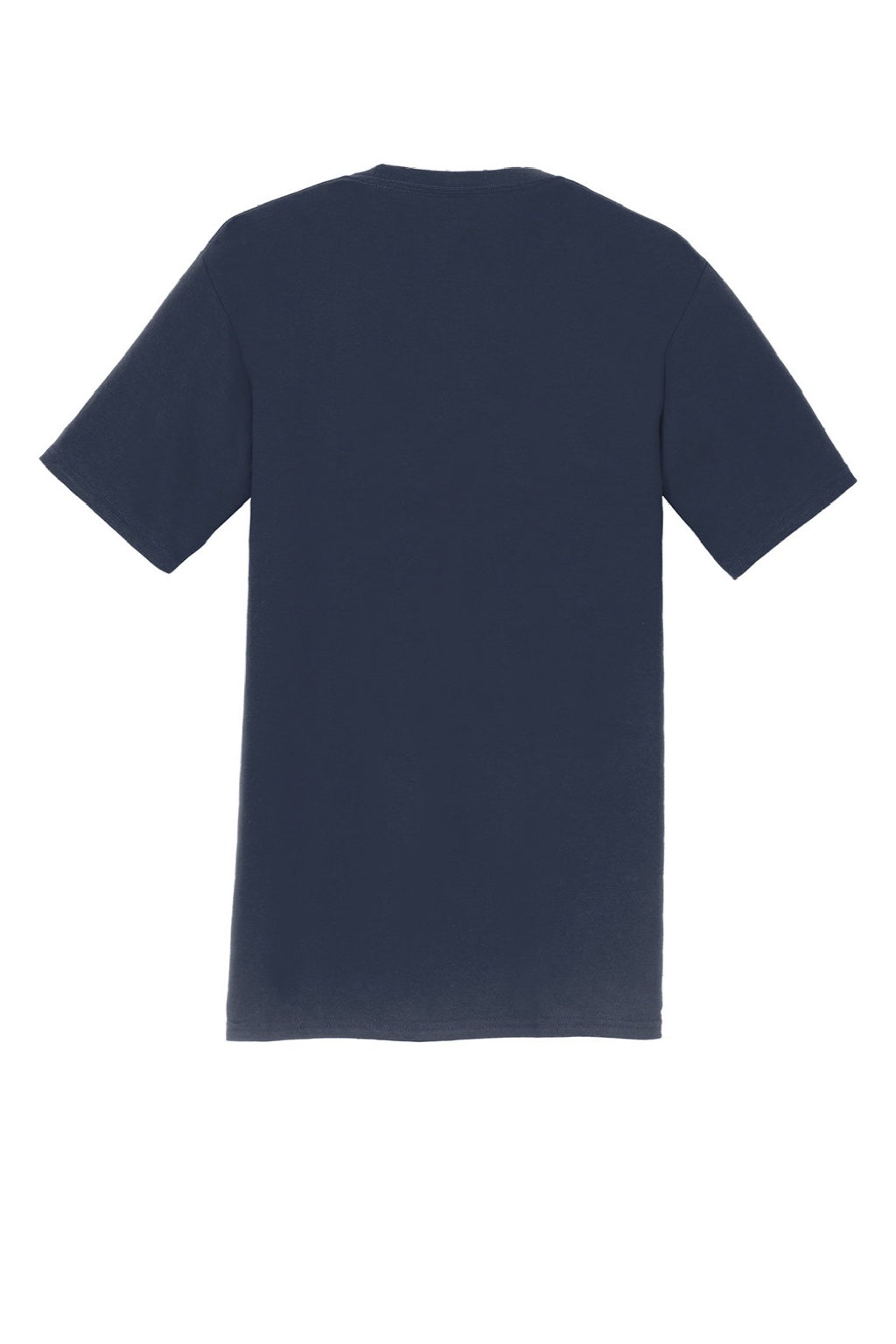 Port & Company PC450 Mens Fan Favorite Short Sleeve Crewneck T-Shirt Deep Navy Blue Flat Back