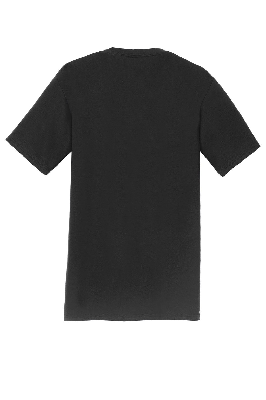 Port & Company PC450 Mens Fan Favorite Short Sleeve Crewneck T-Shirt Jet Black Flat Back