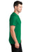 Port & Company PC455 Mens Fan Favorite Short Sleeve Crewneck T-Shirt Heather Athletic Kelly Green Model Side