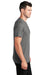 Port & Company PC455 Mens Fan Favorite Short Sleeve Crewneck T-Shirt Heather Graphite Grey Model Side