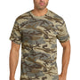 Port & Company Mens Core Short Sleeve Crewneck T-Shirt - Desert Camo