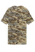Port & Company PC54C Mens Core Short Sleeve Crewneck T-Shirt Desert Camo Flat Back