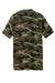 Port & Company PC54C Mens Core Short Sleeve Crewneck T-Shirt Military Camo Flat Back