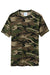 Port & Company PC54C Mens Core Short Sleeve Crewneck T-Shirt Military Camo Flat Front