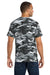Port & Company PC54C Mens Core Short Sleeve Crewneck T-Shirt Winter Camo Model Back