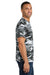 Port & Company PC54C Mens Core Short Sleeve Crewneck T-Shirt Winter Camo Model Side