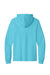 Port & Company PC54H Mens Core Cotton Long Sleeve Hooded T-Shirt Hoodie Aquatic Blue Flat Back