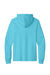 Port & Company PC54H Mens Core Cotton Long Sleeve Hooded T-Shirt Hoodie Aquatic Blue Flat Back