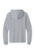 Port & Company PC54H Mens Core Cotton Long Sleeve Hooded T-Shirt Hoodie Heather Grey Flat Back