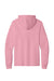 Port & Company PC54H Mens Core Cotton Long Sleeve Hooded T-Shirt Hoodie Candy Pink Flat Back