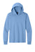 Port & Company PC54H Mens Core Cotton Long Sleeve Hooded T-Shirt Hoodie Carolina Blue Flat Front