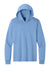 Port & Company PC54H Mens Core Cotton Long Sleeve Hooded T-Shirt Hoodie Carolina Blue Flat Front