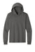 Port & Company PC54H Mens Core Cotton Long Sleeve Hooded T-Shirt Hoodie Charcoal Grey Flat Front