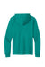Port & Company PC54H Mens Core Cotton Long Sleeve Hooded T-Shirt Hoodie Jade Green Flat Back